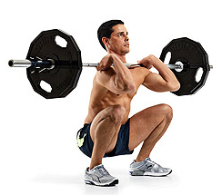 Squat Cleans Are Very Effective Fat Burning Exercises